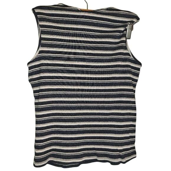 High Sierra Vintage Y2K Striped Knit Texture Tank - Picture 4 of 6